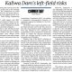 Inquirer Opinion: Kaliwa Dam’s left-field risks